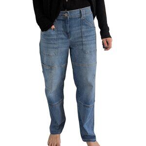 NWT UpWest Light Wash All Day Utility Jeans | S